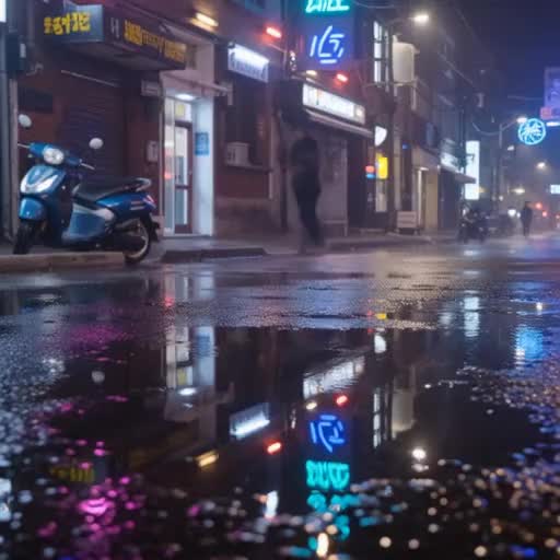 neon city lighting